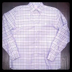 Brooks Brothers plaid Oxford Shirt